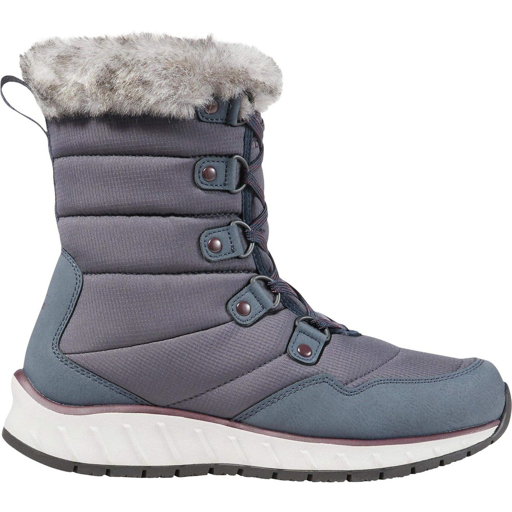 L.L. Bean Women's Snowfield Insulated Waterproof Mid Boots Gray Primaloft - 10